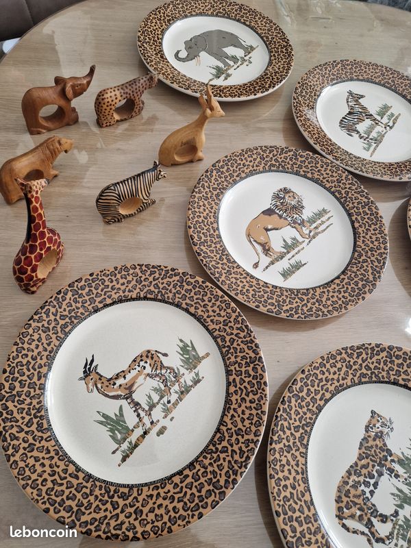 Assiettes Geneviève LETHU Cadichon