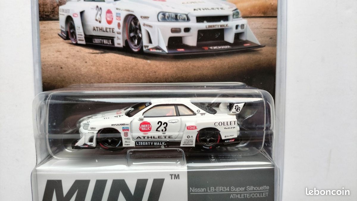 Nissan Skyline R34 LBWK - Mini GT - Jeux & Jouets