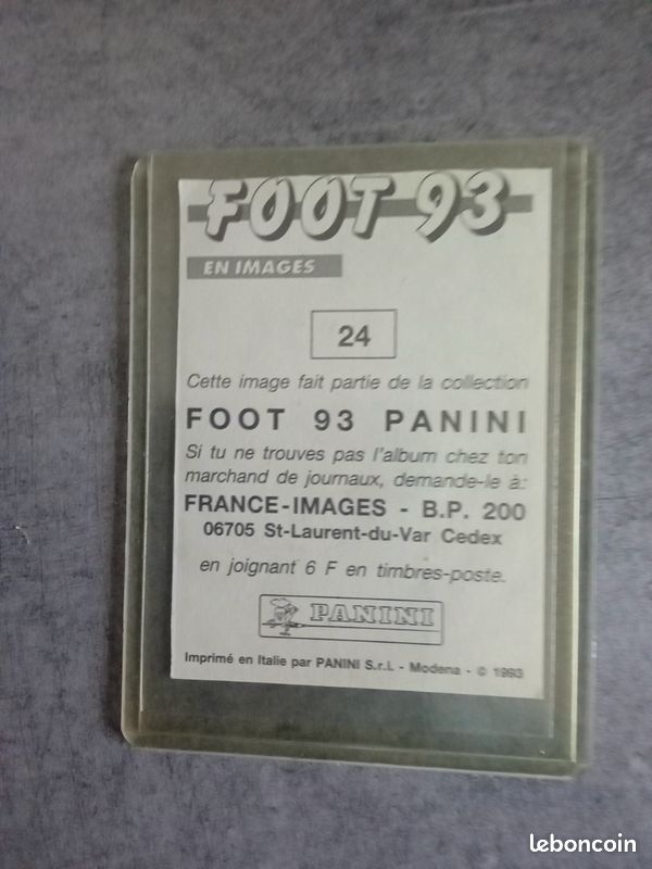 FOOTBALL ALBUM PANINI DE 1993 : FOOT 93 EN IMAGES COMPLET FOOTBALL ALBUM PANINI DE 1993 : FOOT 93 EN IMAGES COMPLET