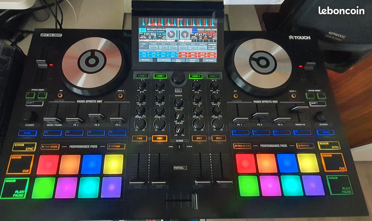 Reloop’s Touch DJ controller lets you perform using a 7-inch