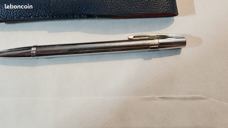Stylo Bille 4 Couleurs VIMO – Ancien Modèle En Acier Chromé, France