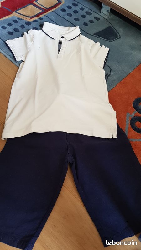 Ensemble bermuda et polo 12 ans (image 1)