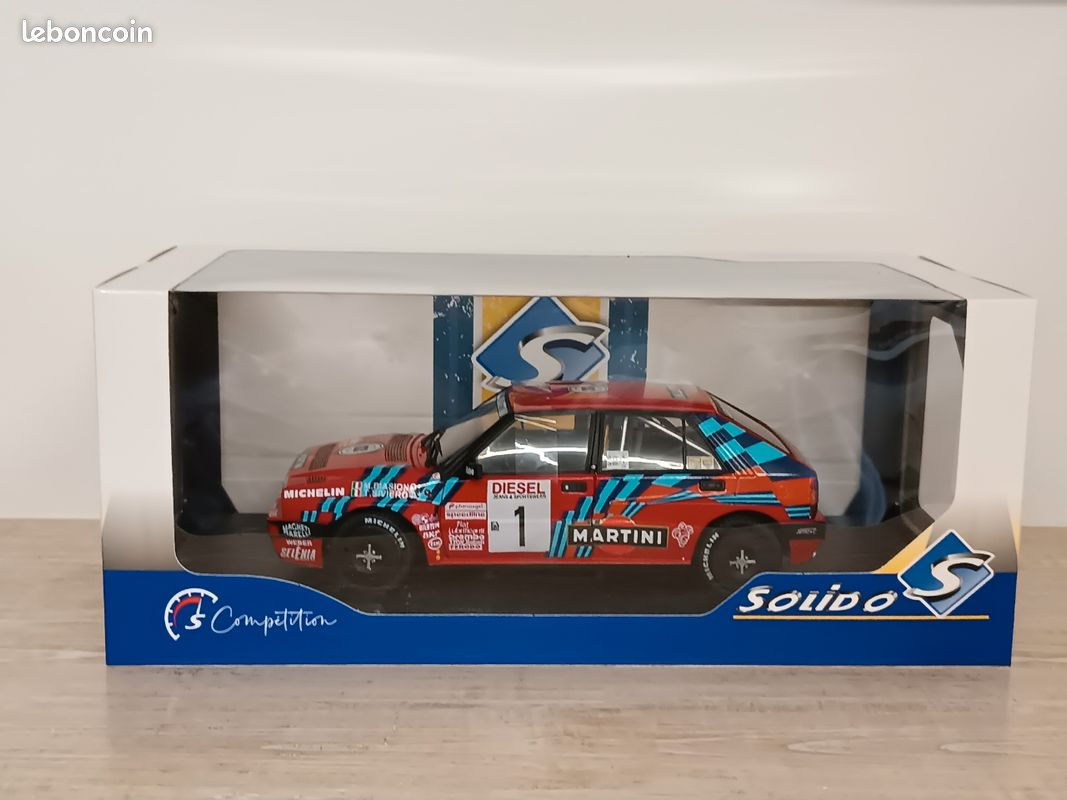 Lancia Delta Integrale 16V #1, Biasion/Siviero, vítězové Rally Sanremo 1989, 1:18 Solido S1807808