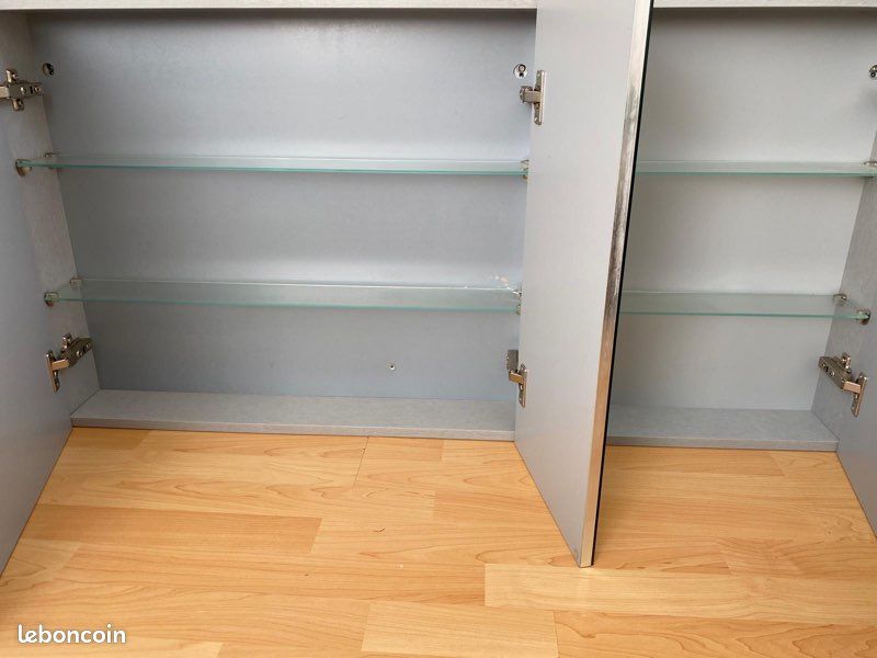 Meuble haut salle de bain avec miroir (image 2)