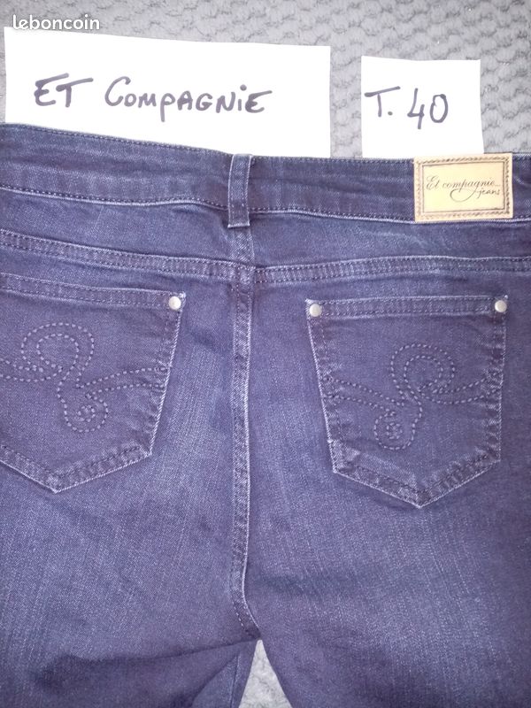 Jeans femmes Et compagnie taille 40 (image 3)