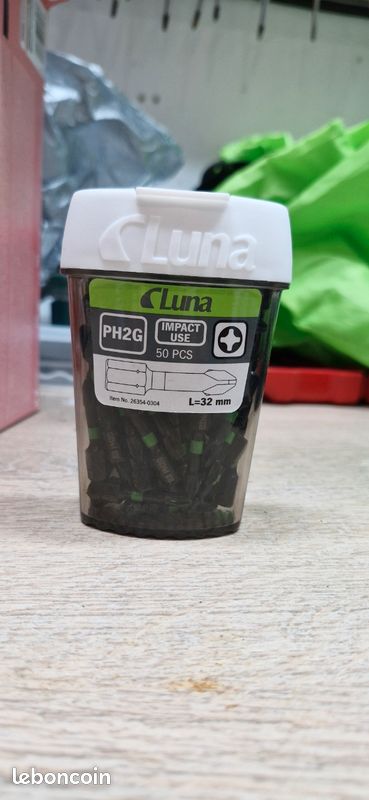 Embout visseuse LUNA ph2 g luna boite de 50 pieces (image 1)