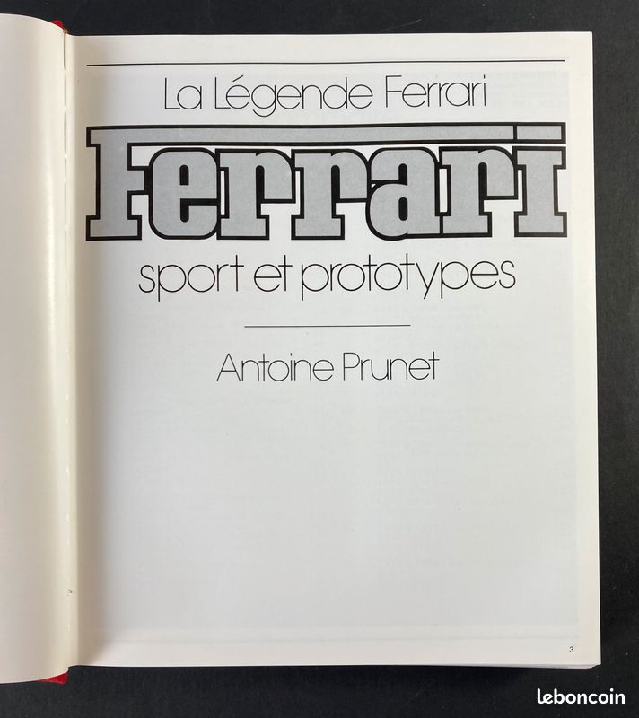Livre "La légende Ferrari : Ferrari sport et prototypes" Edition de 1978 (image 9)