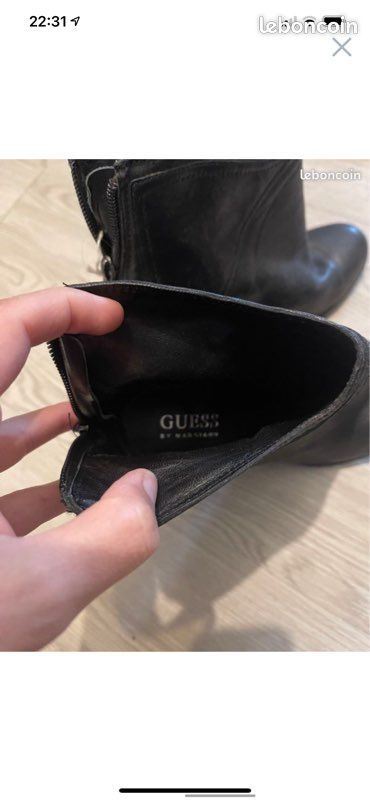 Bottine guess cuır neuve (image 3)