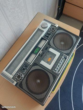 Ghetto-Blaster Schneider TRS6844 – Radio AM/FM Double Cassette, 2x16W, Vintage 1988