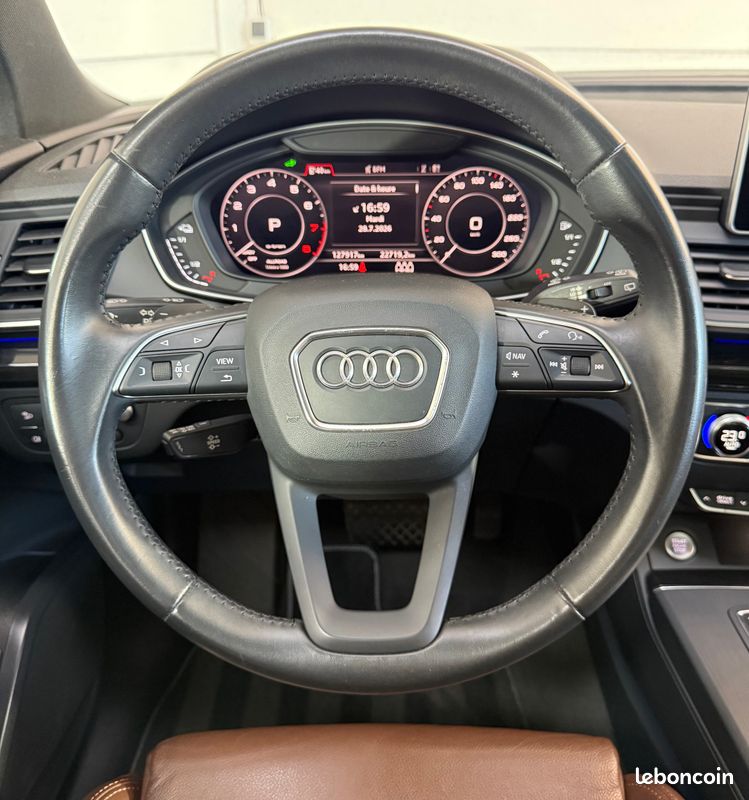 🟢Audi Q5 55 TFSIe 367ch Quattro S-Line / 127 917 kms / Suivi complet Audi / Cuir Milano / Toit panoramique / Attelage / Carplay (image 8)