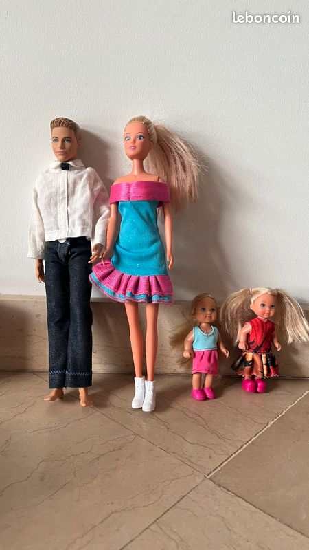 Barbie Ken Barbie Et Ses Enfants Ensemble De Mobilier Pour Barbie