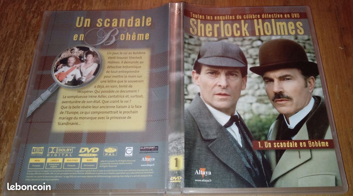 Sherlock holmes dvd altaya volume 1 un scandale en boheme - DVD - Films