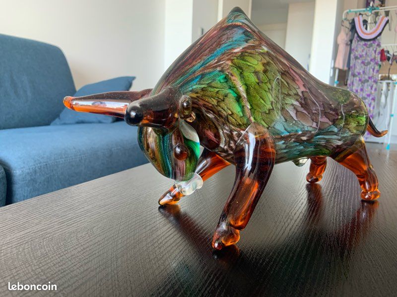 François Pompon Grand Taureau - Bull Figure Sculpture - 20121C