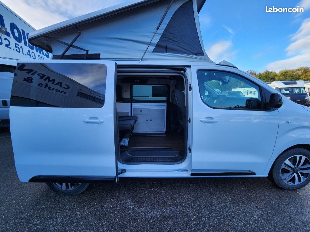 Van Aménagé POSSL Campster sur Peugeot Traveller en boite Mécanique 145 cv avec toit relevable en PROMO (image 2)