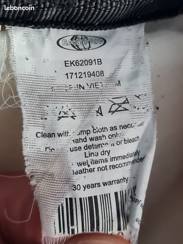 Sac Eastpak Padded Pak’r gris et blanc (image 8)