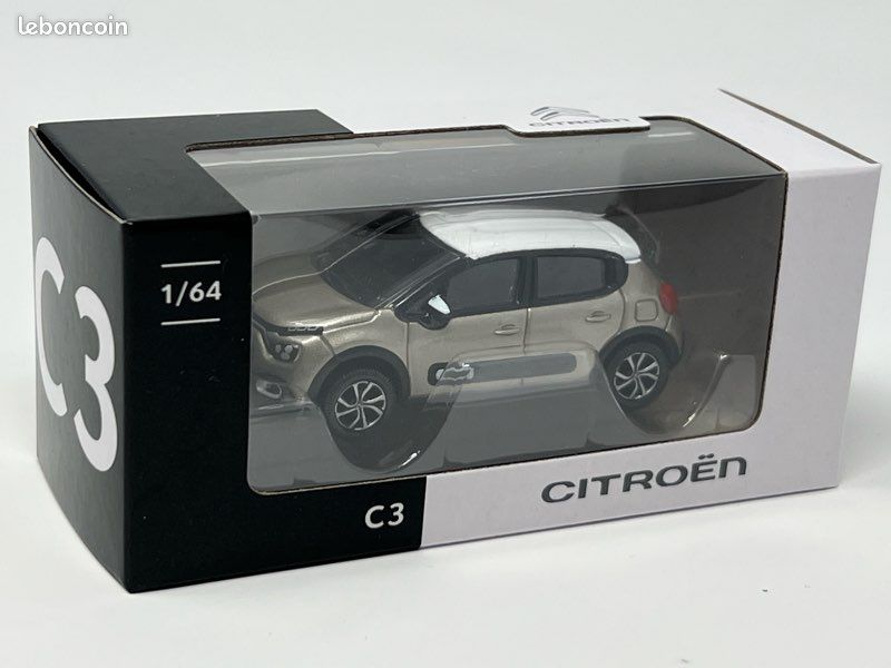 NOREV Citroën C3 XTR Sable Métal – 1/43, Occasion, Boîte D'origine