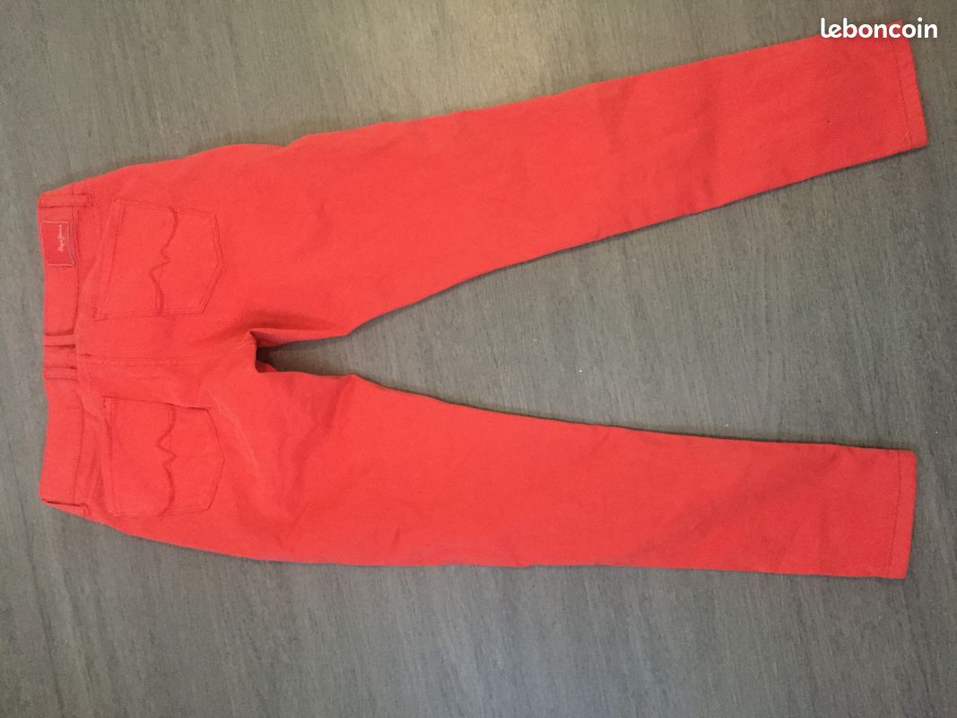 Vends jean pepe jean orange (image 3)