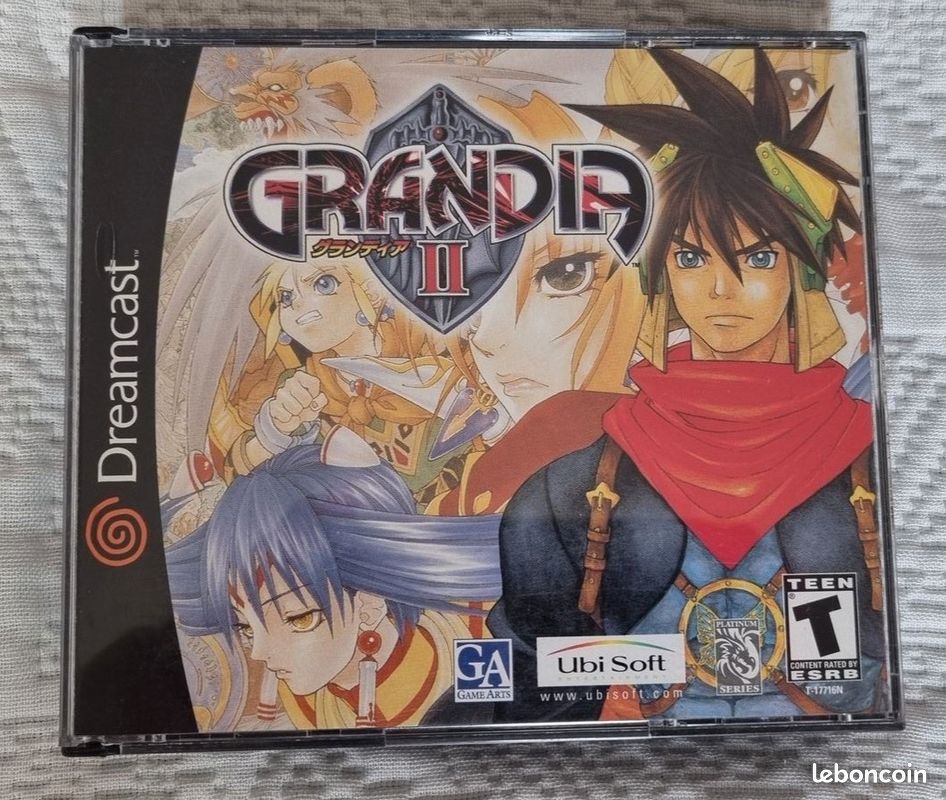 Jeu PS1 Grandia Version Française PAL - Occasion Bon état
