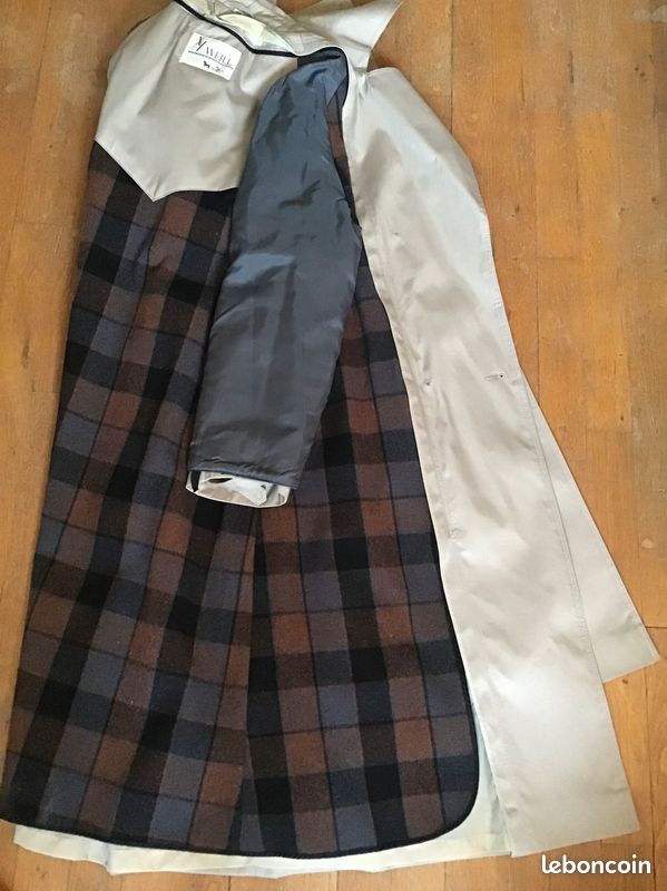 Trench XY Weill T38 + doublure hiver amovible (image 3)