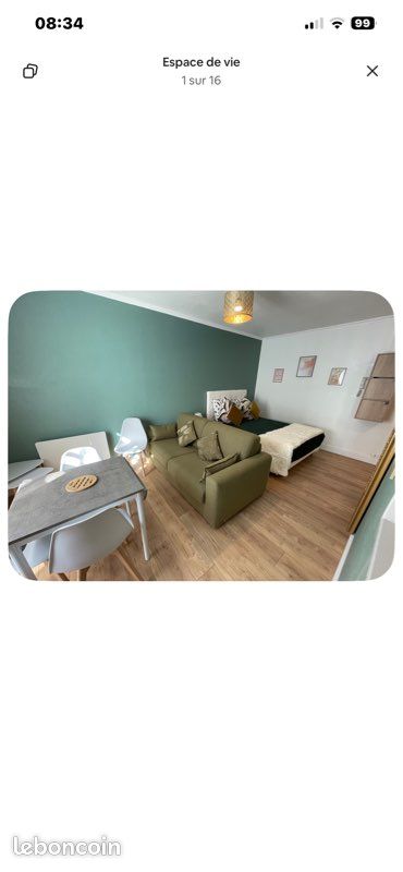 Appartement 1 pièce 25 m² · à Poitiers · 25 m² · 490 €/mois