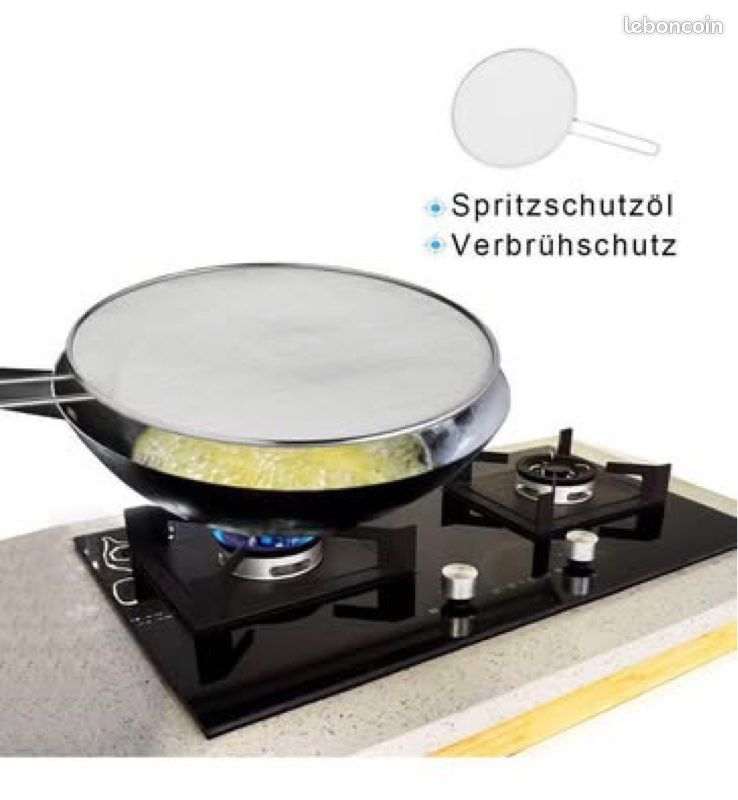 Cabilock Écran Anti-Éclaboussures En Acier Inoxydable 30 CM