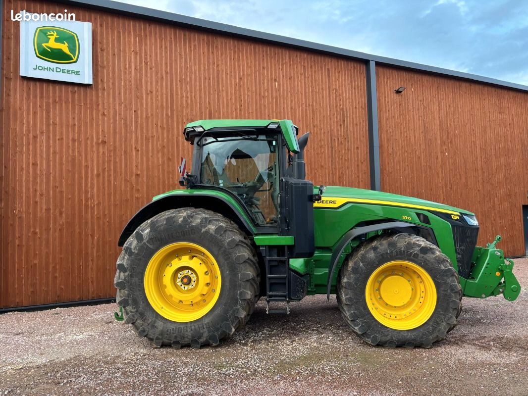 Miniature John Deere 8R 370 Tracteur Agricole Roues jumelées 4 RM Britains