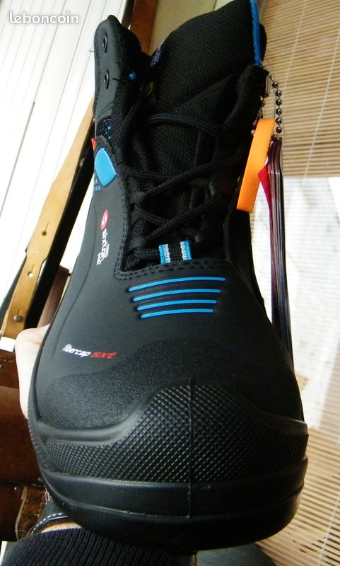 Chaussures bottines de sécurité en cuir et toile Sixton peak neuves 40 homme (image 10)