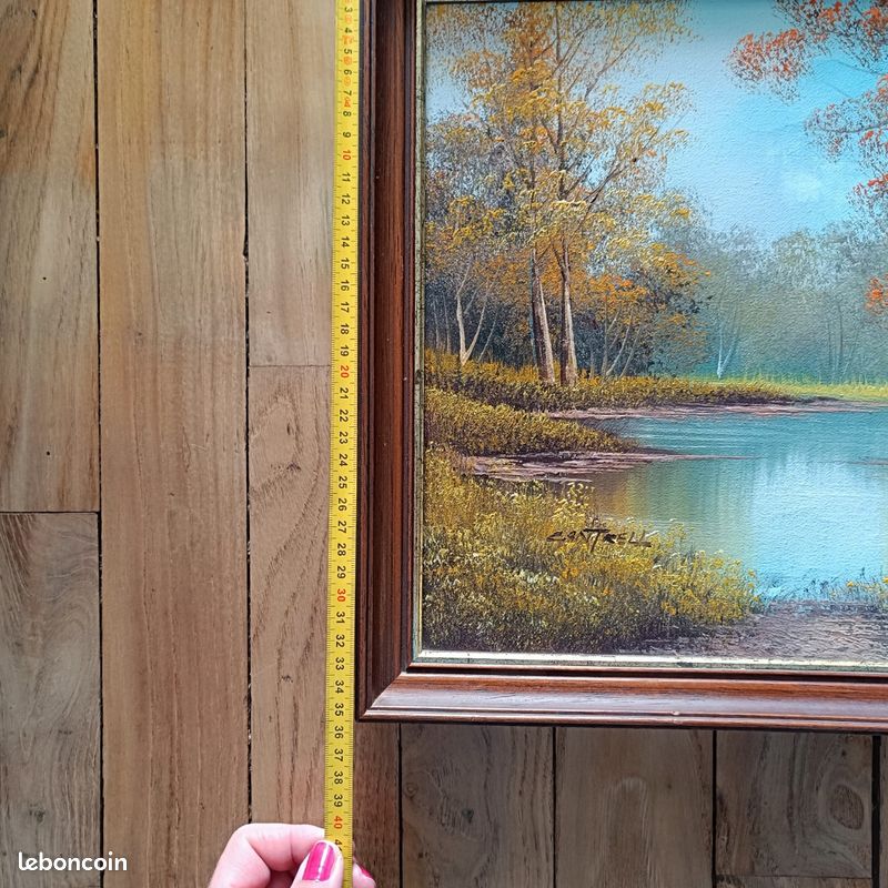 Tableau paysage ancien romantique Cantrell (image 2)