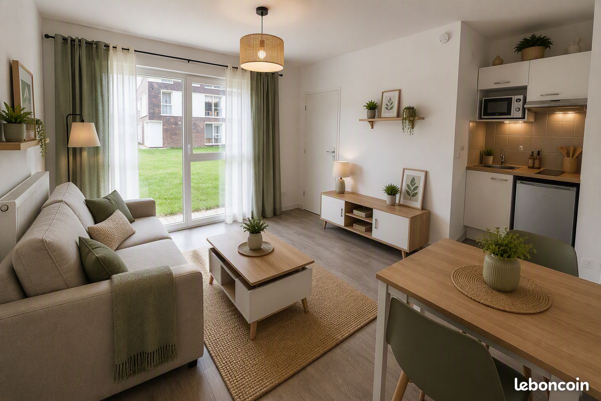 Appartement 1 pièce 19 m² · à Franqueville-Saint-Pierre · 18,9 m² · 460 €/mois