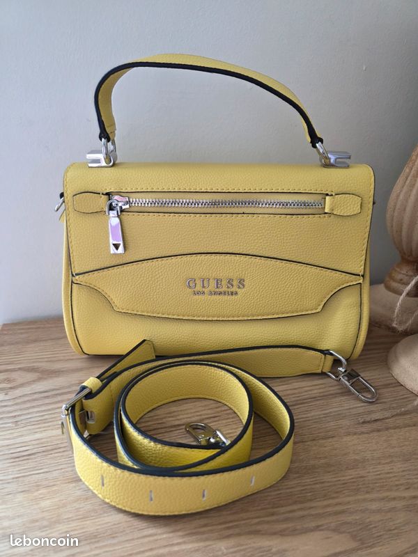 Sac à main jaune Guess Accessoires Bagagerie