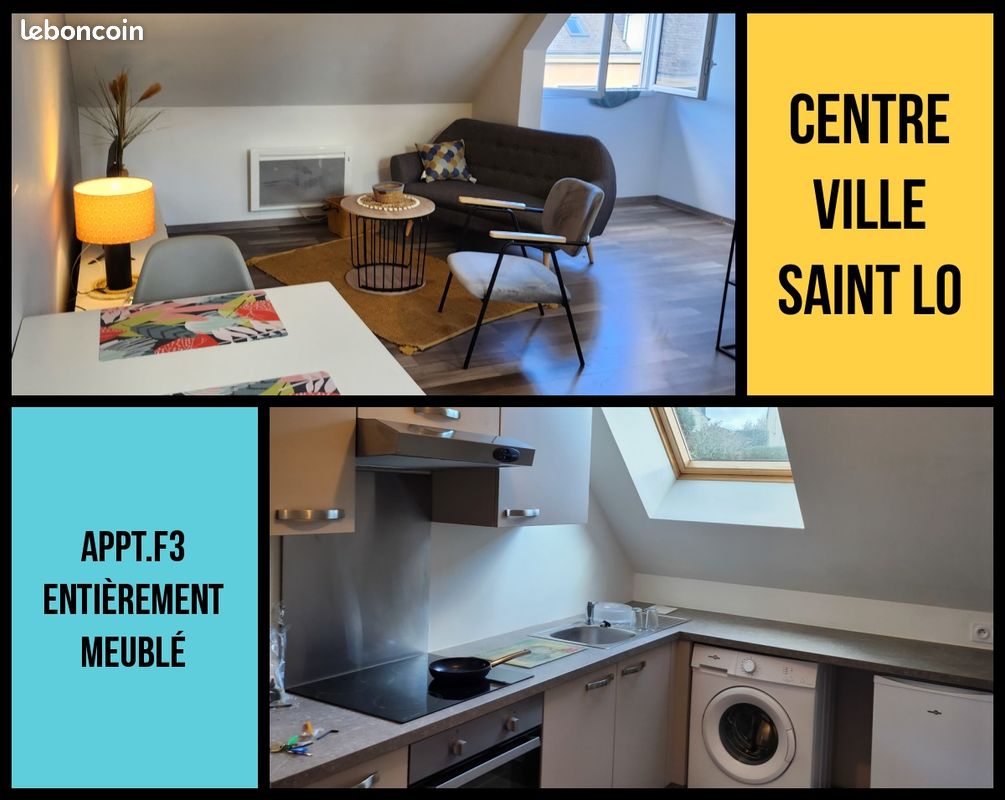 Appartement 3 pièces 43 m² · à Saint-Lô · 43 m² · 680 €/mois