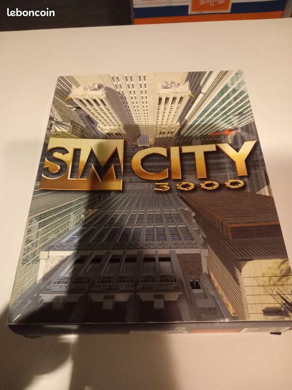 JEU SIMCITY SIM CITY 3000 PC CD ROM FRANÇAIS RARE