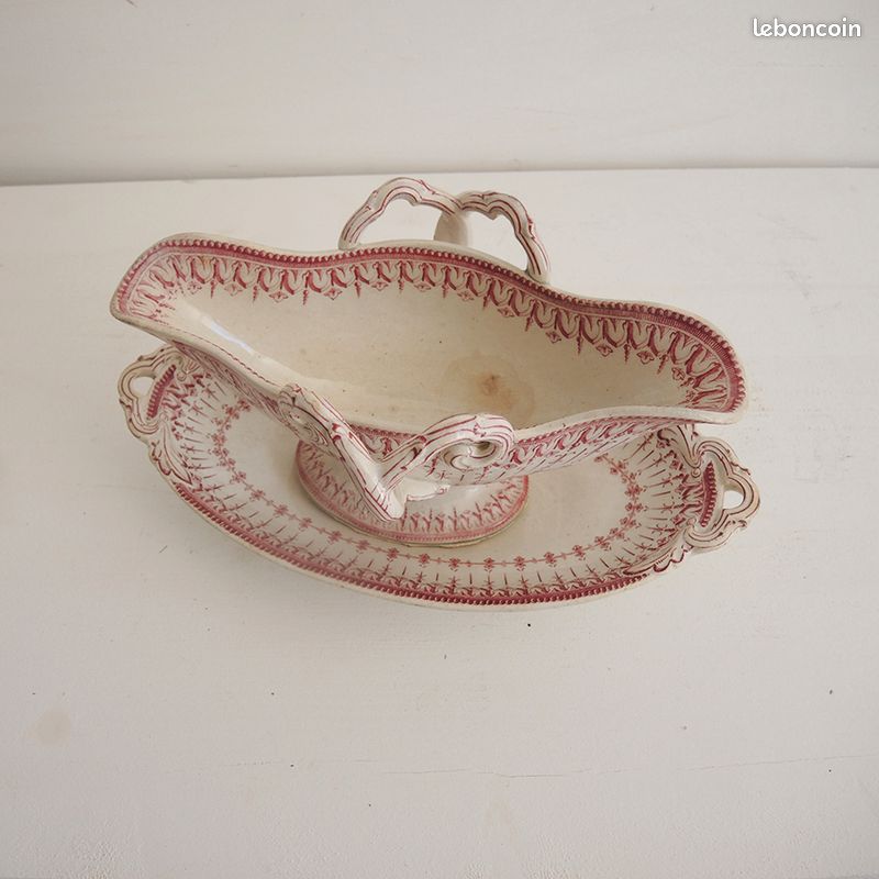 Ancienne Saucière Creil & Montereau - Flora Rocaille (image 2)