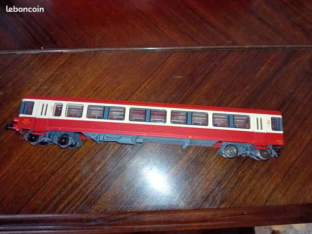 Jouef HO Autorail EAD Avec Personnages Et éclairage – Neuf En Boîte, Réf 5489
