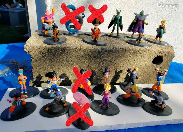 Lot De 2 Figurines Dragon Ball – Hachette – Commandant Blue – État Neuf
