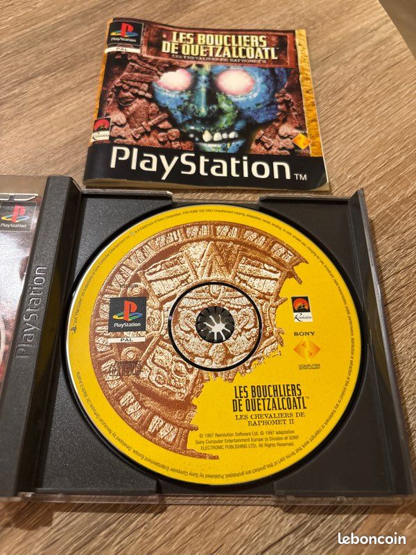 Les Boucliers de Quetzalcoatl (French Broken Sword II) - Sony