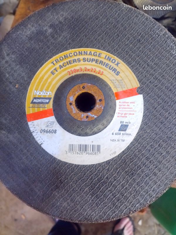 Disque a tronçonner 230x3,2x22,33 (image 1)