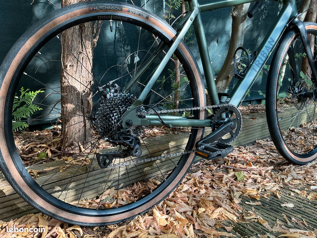 Gravel Triban RC 120 GRVL - taille S - vert kaki (image 3)