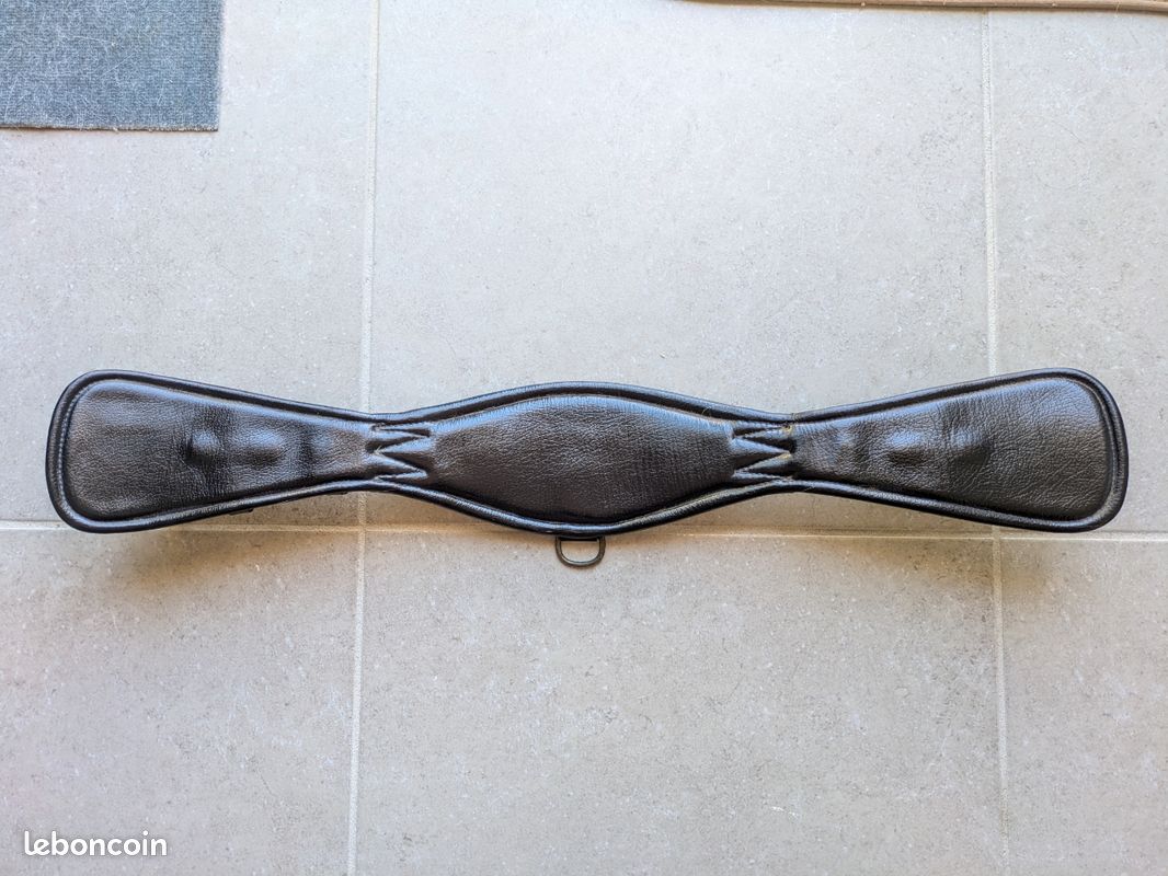 Sangle de dressage anatomique LeMieux Gel-Tek Mono | 60 cm | Noir