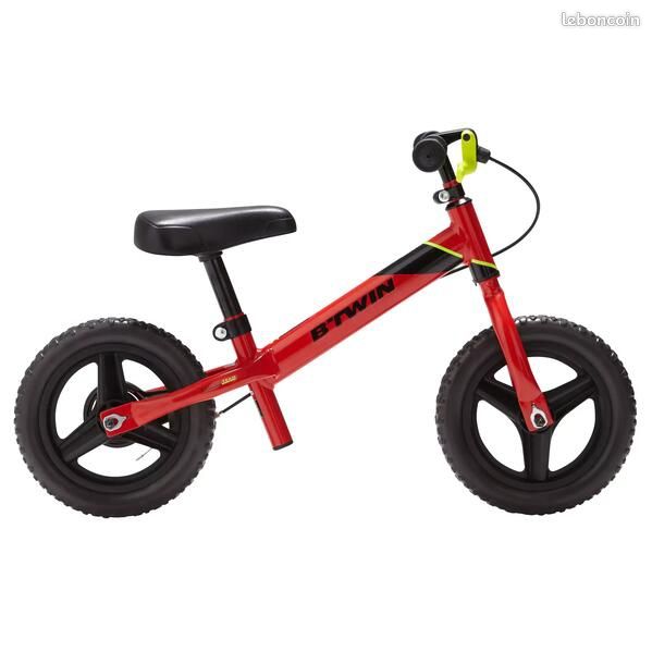 Draisienne enfant 10 pouces runride 520 rouge vtt b'twin Vélos