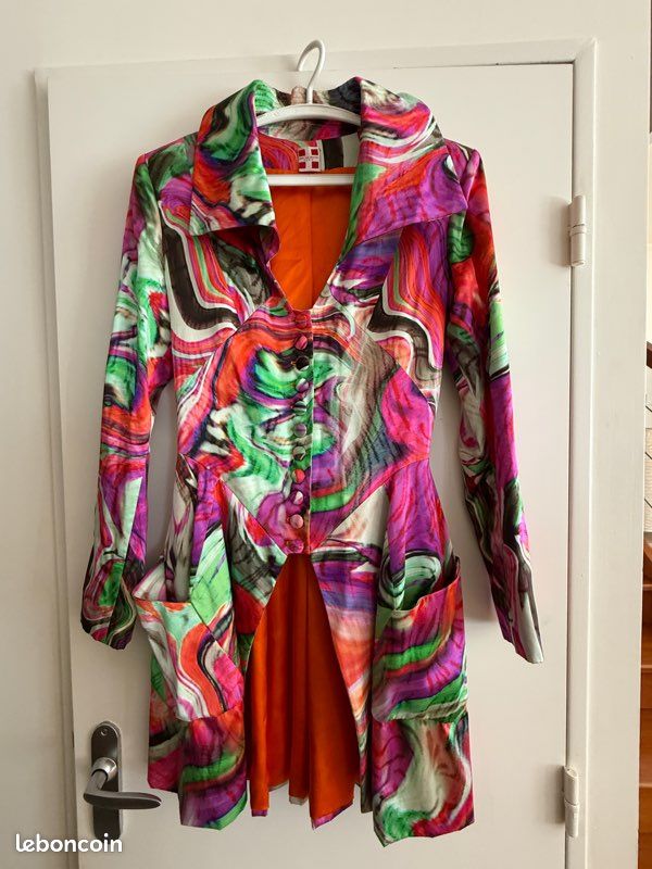 Veste redingote couture Jean Luc Amsler t38 (image 5)