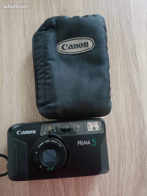 Appareil photo argentique Canon Prima 5 excellent état - Photo, audio & vidéo Appareil photo argentique Canon Prima 5 excellent état - Photo, audio & vidéo