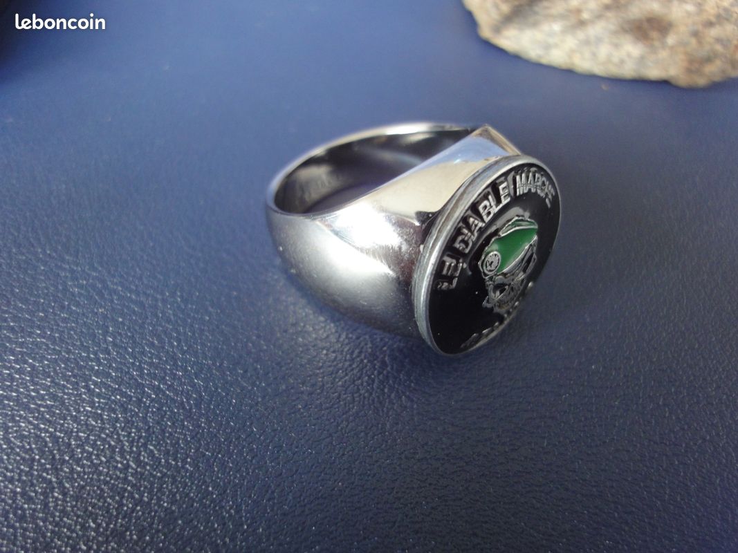 Bague 'Le diable marche avec nous ' de la légion étrangère (image 6)