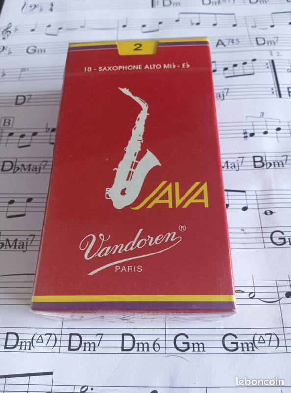 Anche De Saxophone Alto Force 2.0 - 3 Pièces En Résine Synthétique Durable Avec Couvercle Plastique
