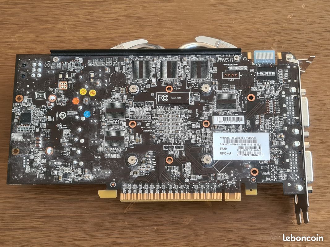 Carte graphique msi cyclone II N550GTX Ti (image 3)