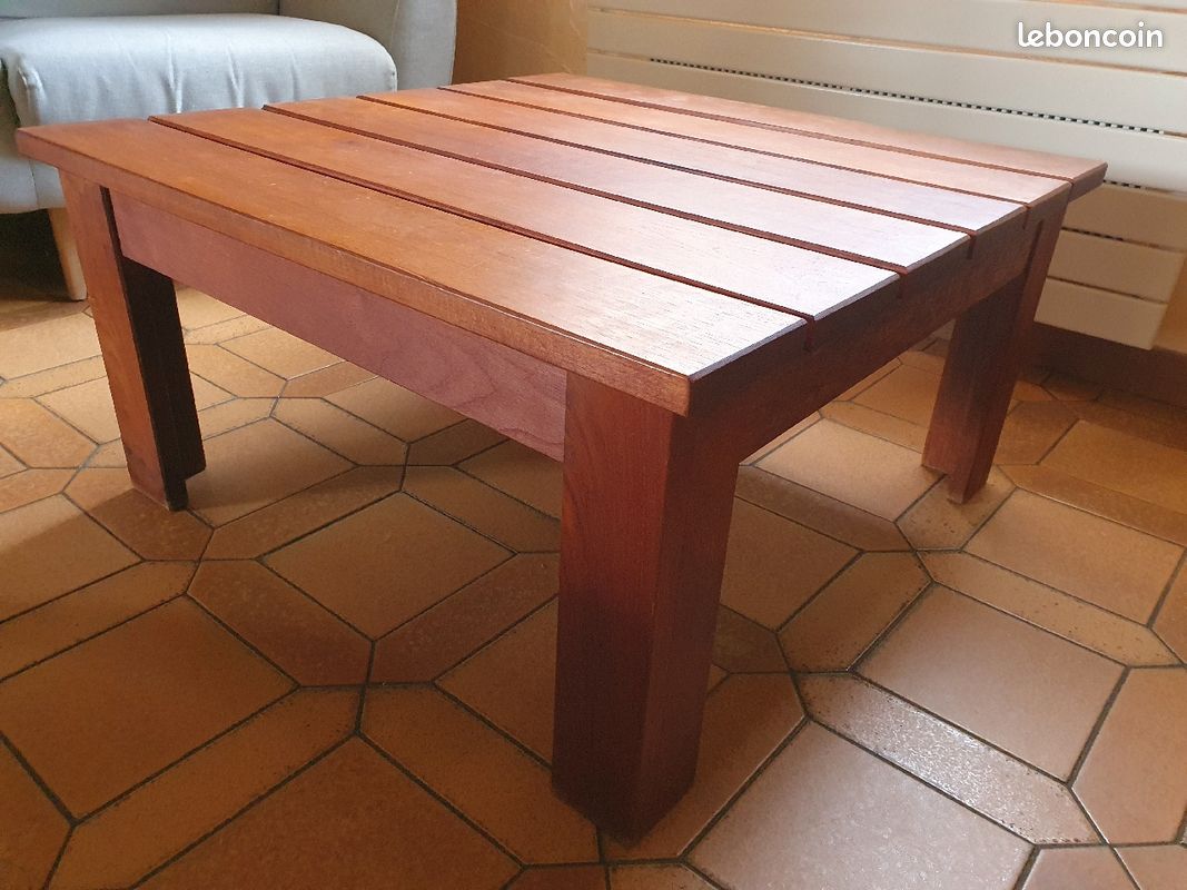 Table basse en teck (image 1)
