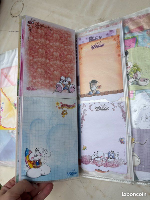 Lot collection feuilles Diddl (image 3)