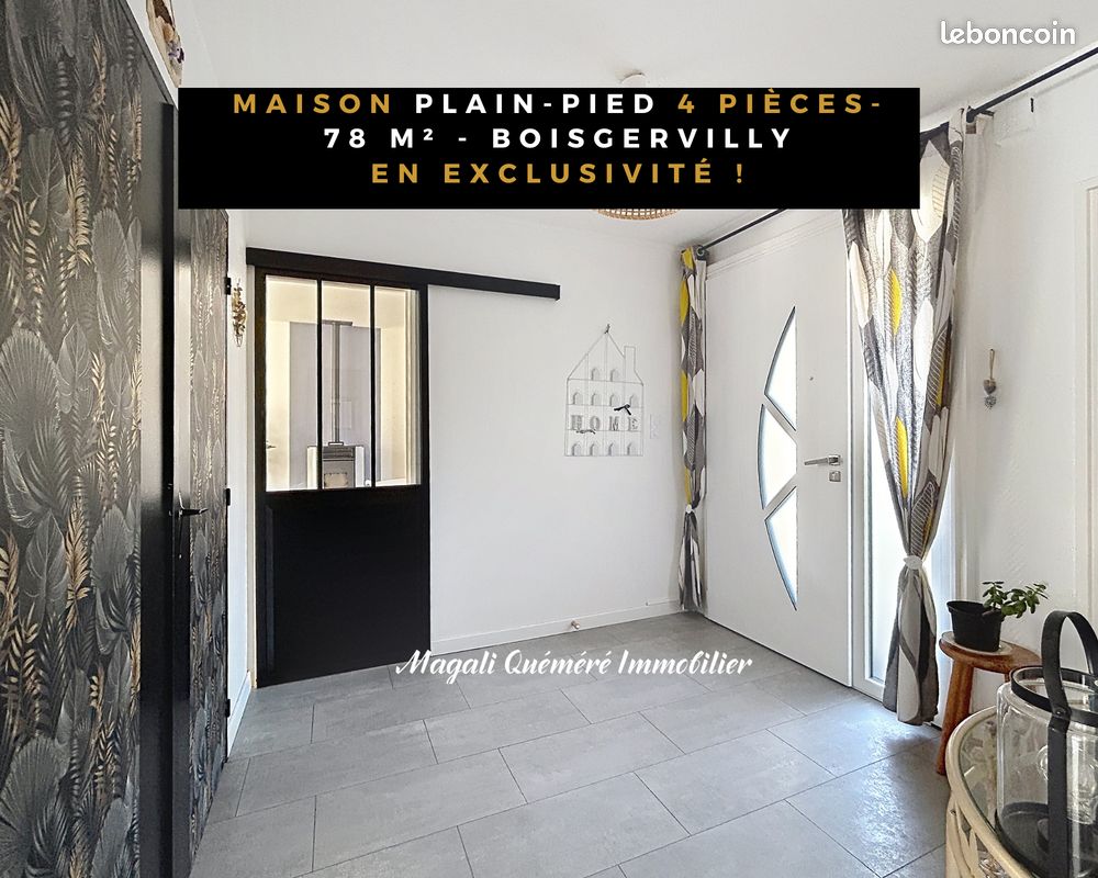 Maison 4 pièces 78 m² · à Boisgervilly · 78 m² · 179 900 €
