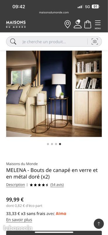 Table d’appoint maison du monde (image 6)