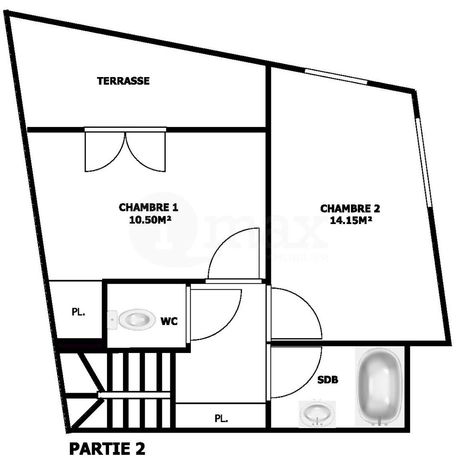 Maison a louer clichy - 3 pièce(s) - 77 m2 - Surfyn
